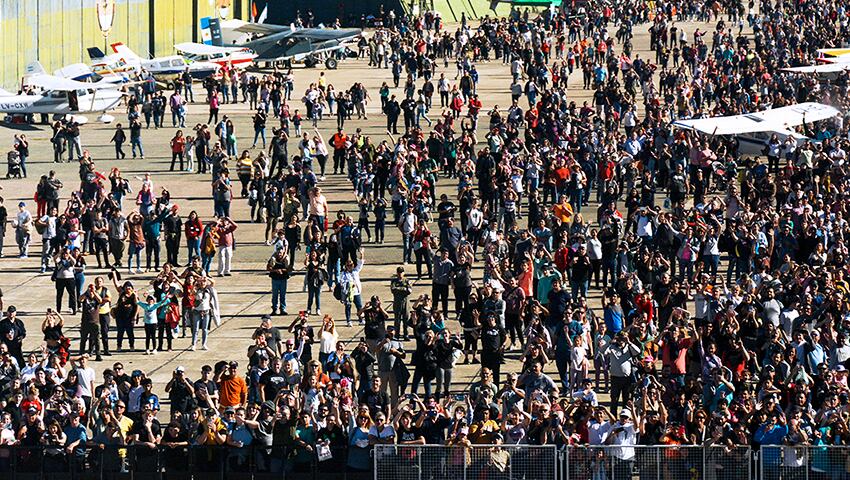 Más de 150 mil personas participaron de las puertas abiertas en la Base Aeronaval Espora