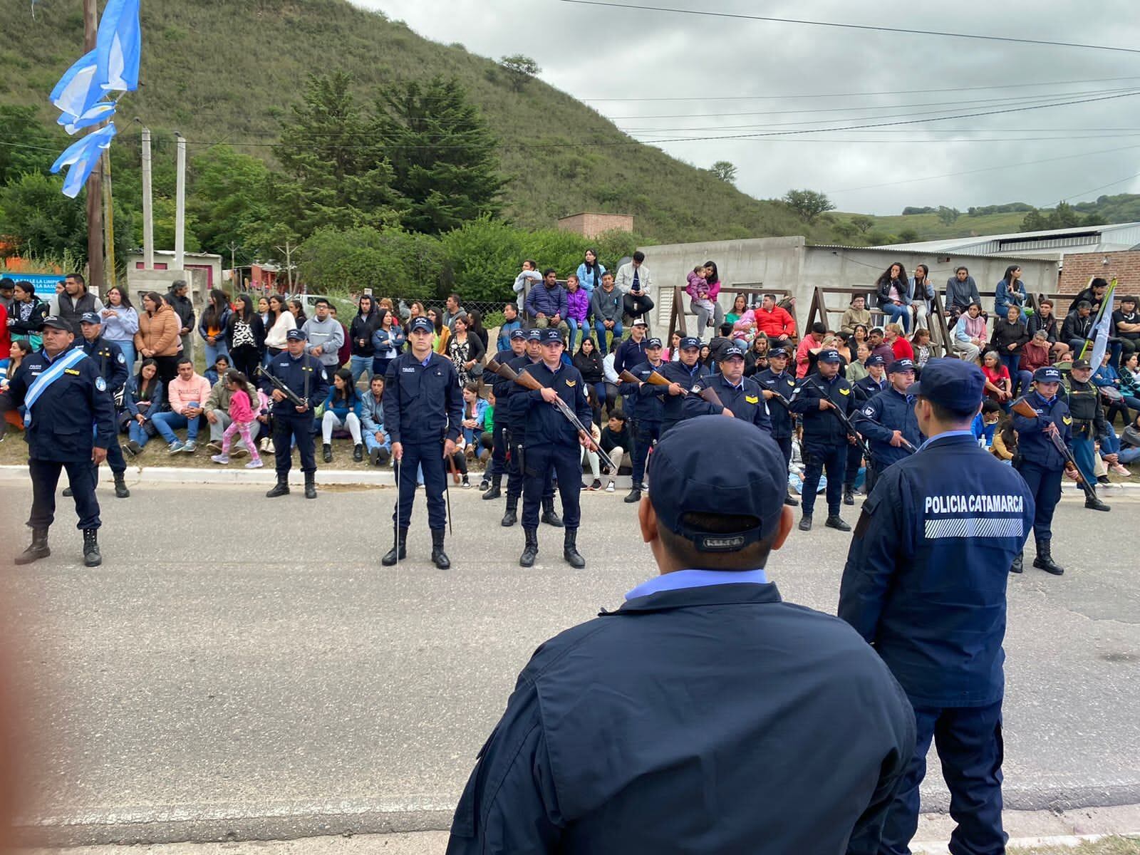 El desfile institucional.