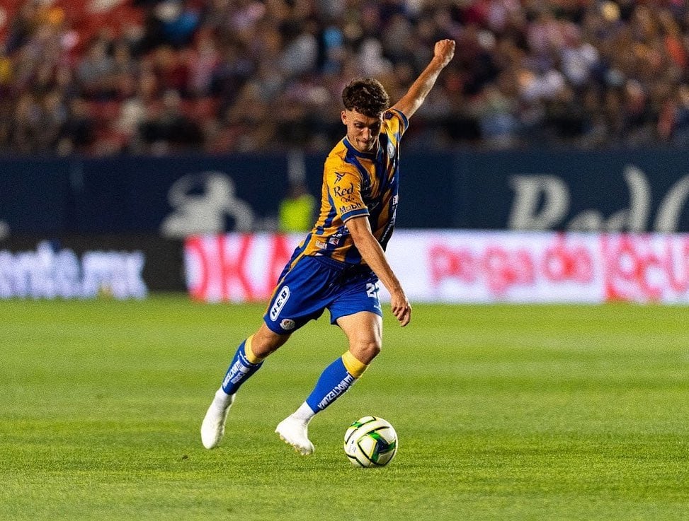 Mateo Klimowicz y su presente en el Atlético San Luis de México. (Instagram Mateo Klimowicz).