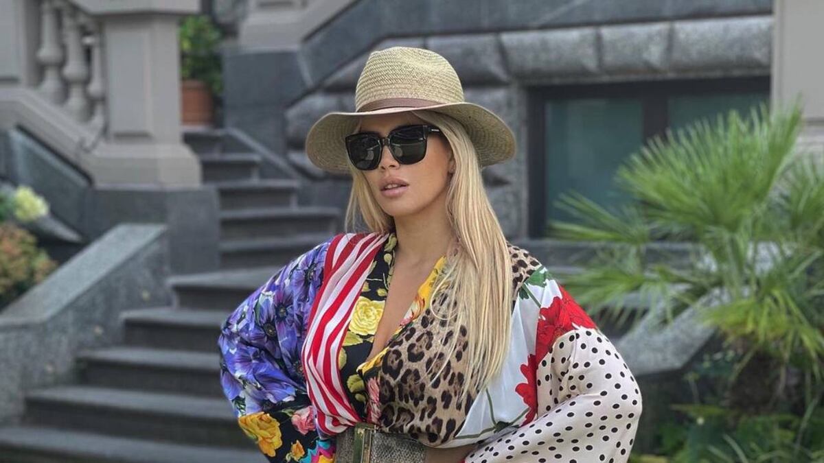 Wanda Nara posó de espaldas con un body y deslumbró a sus seguidores