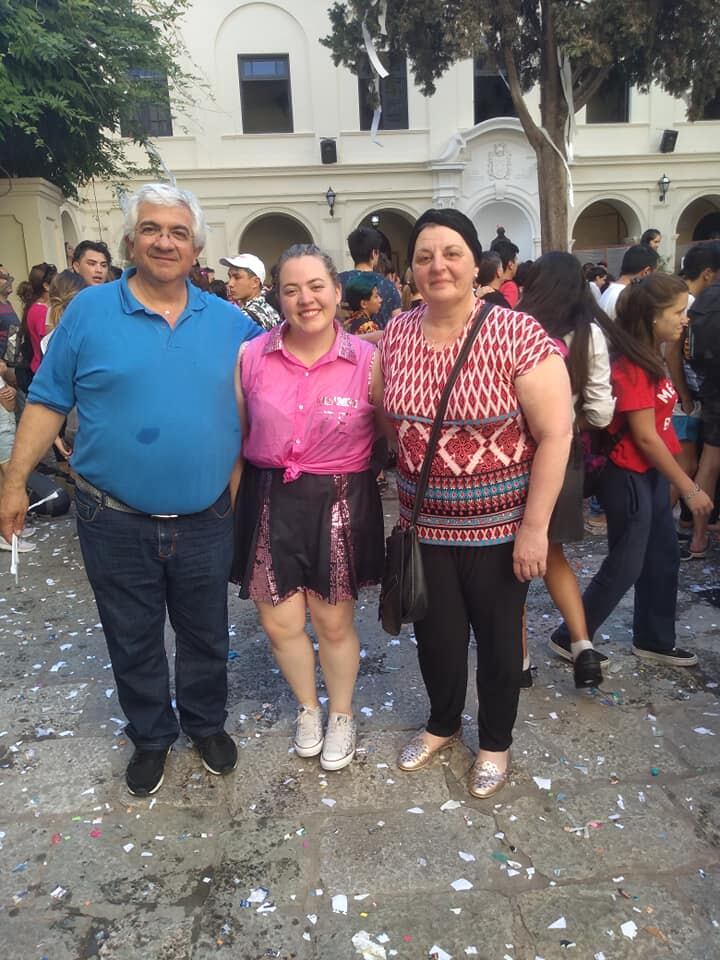 Ricardo Rafael Bottone, Milagros Bottone y Mercedes Martínez. 