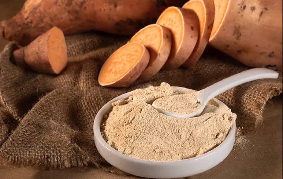 Se puede hacer harina saludable sin gluten con batatas
