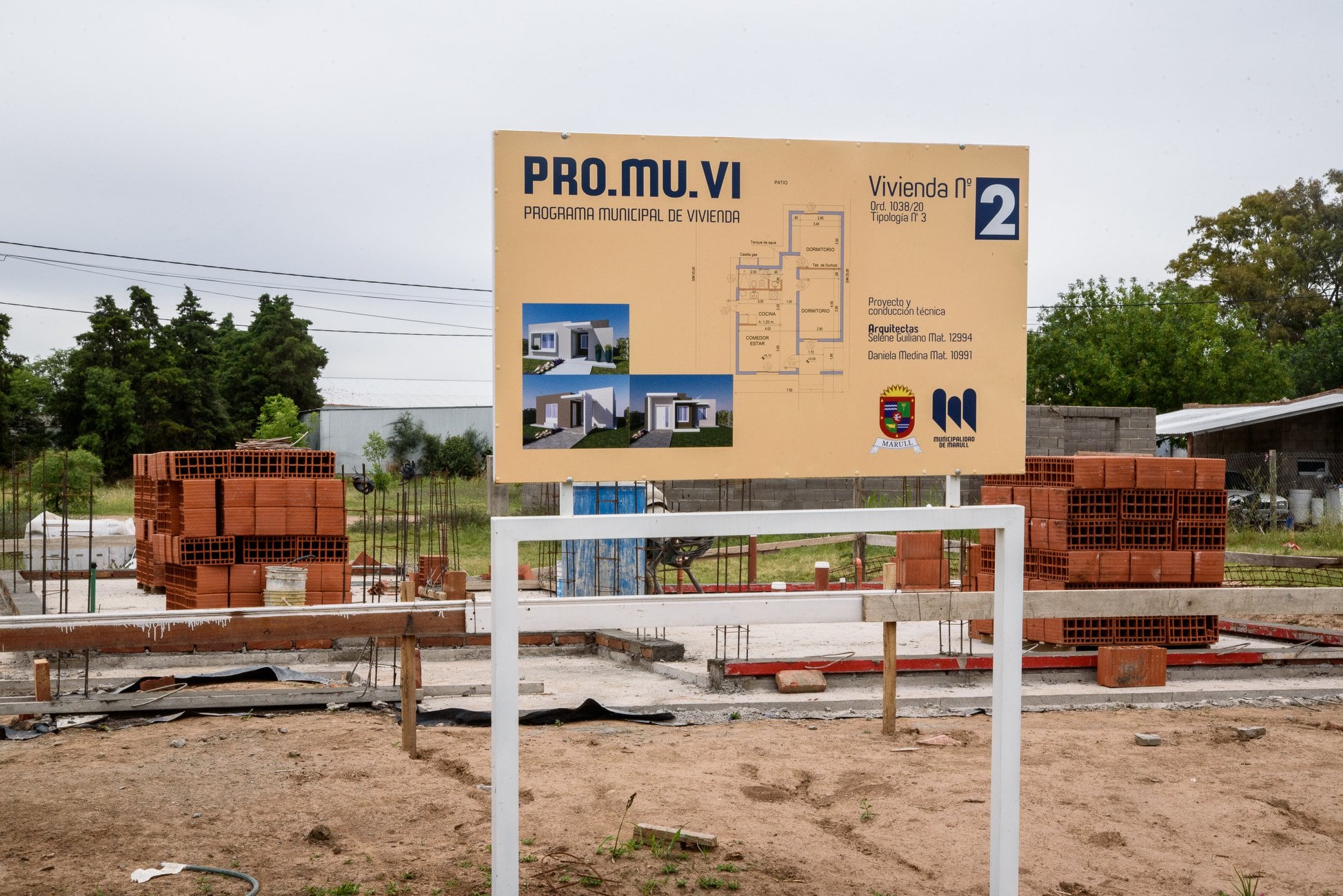 Esta es la vivienda número 2 de PRO.MU.VI