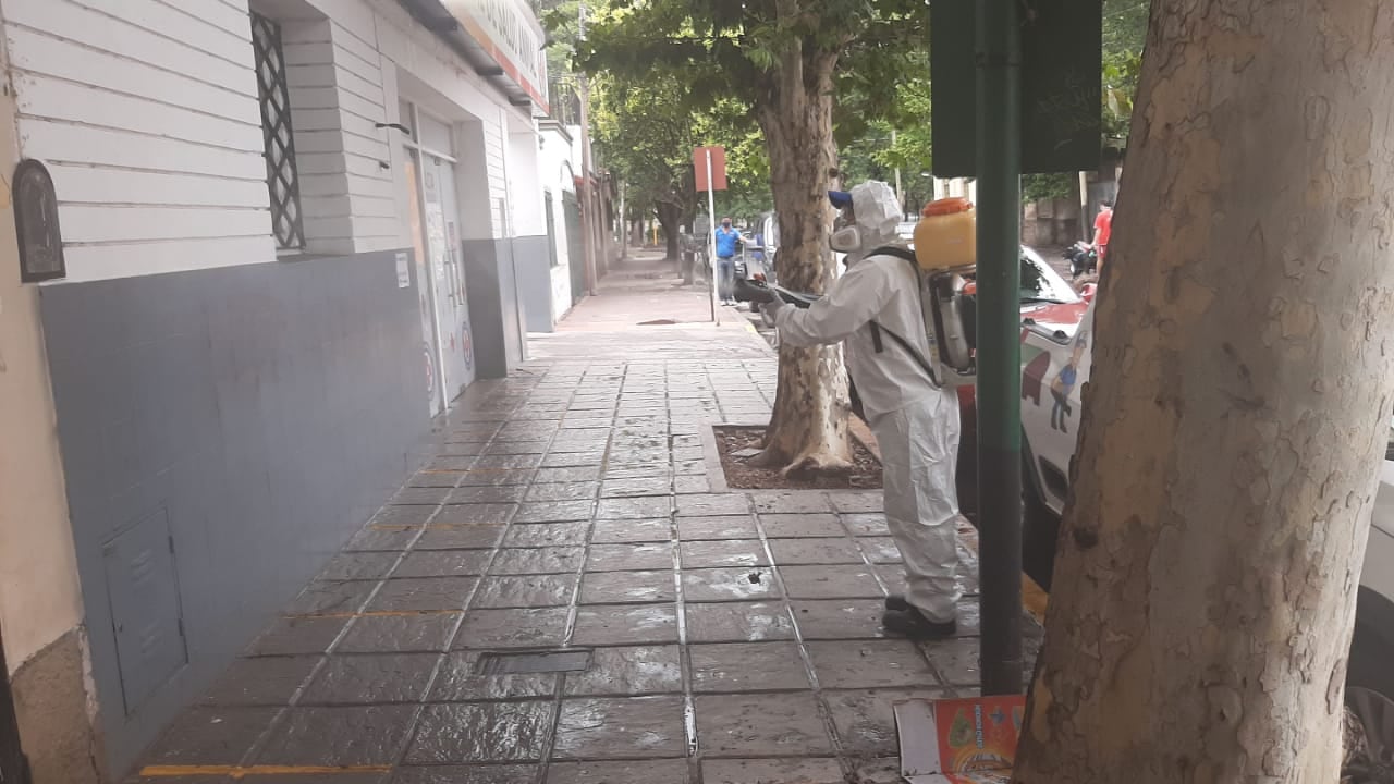 Se procedió a la desinfección total de las instalaciones.