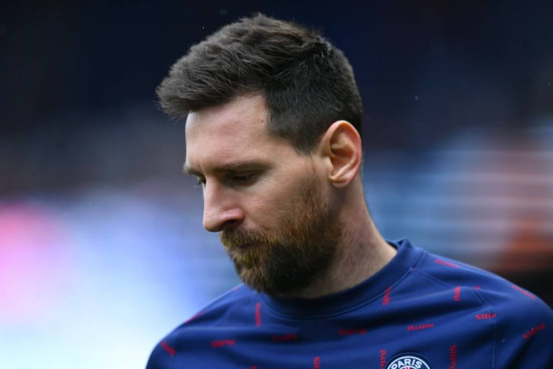 Messi está engripado y no pudo jugar.