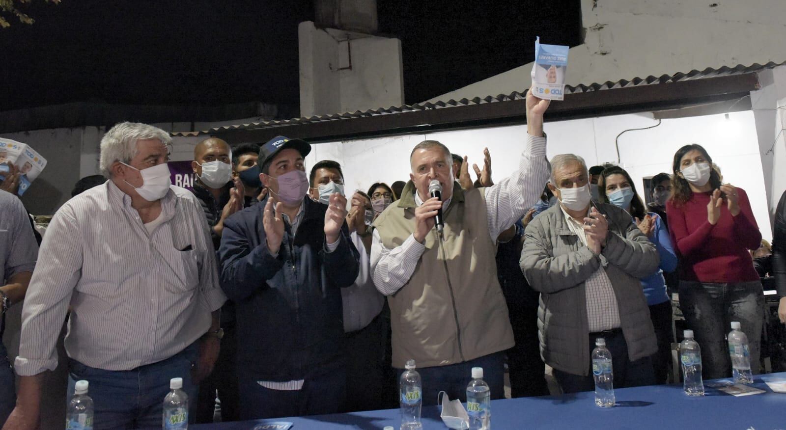 Jaldo participó en un acto en Yerba Buena.