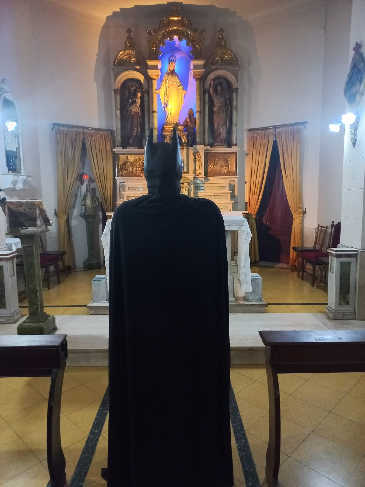 El Batman solidario de La Plata se puso el traje por última vez.