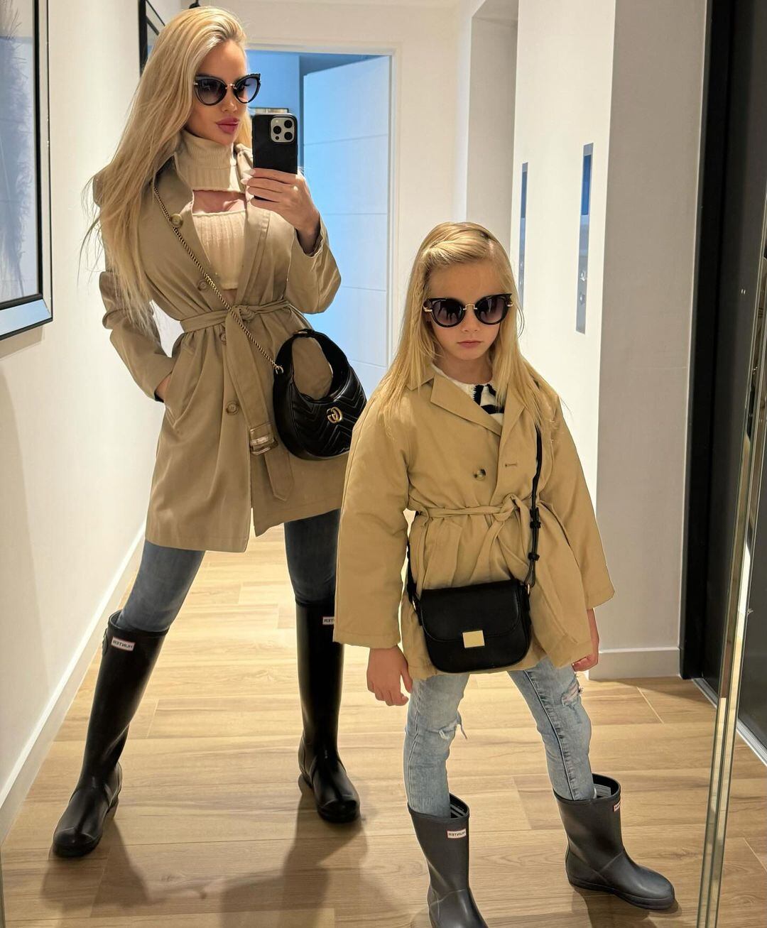 ¡Deslumbraron en Instagram! El match invernal de Luciana Salazar y su hija Matilda