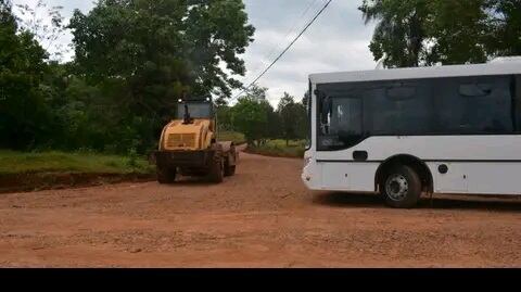 Oberá: ejecutan obras viales.