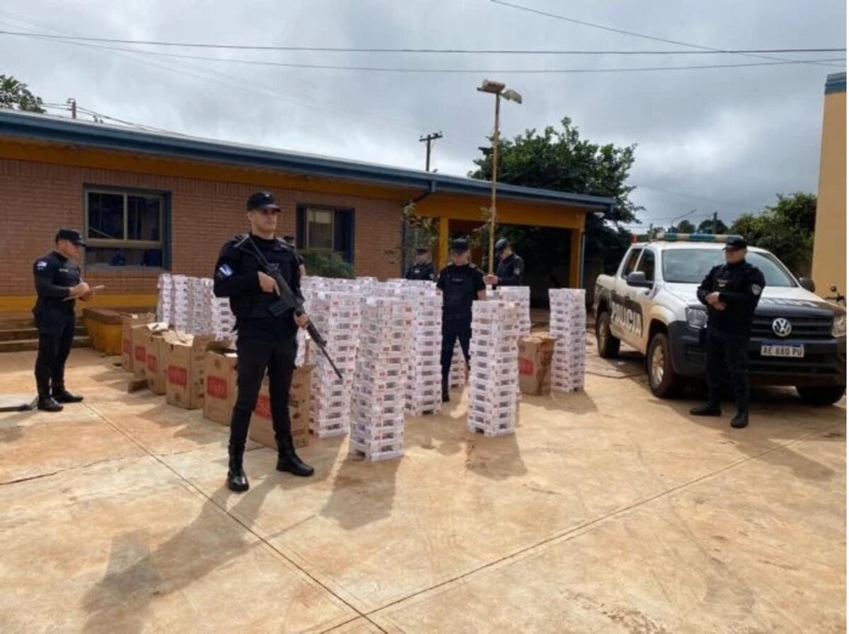 Incautan cigarrillos de contrabando tras un siniestro vial en San Pedro