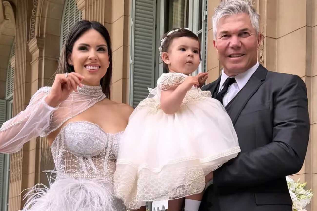 Barby Franco, Fernando Burlando y su hija, Sarah. (Foto: Instagram Barby Franco)