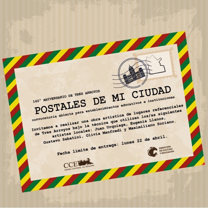 Convocatoria a los establecimientos educativos a participar de "Postales de mi ciudad"