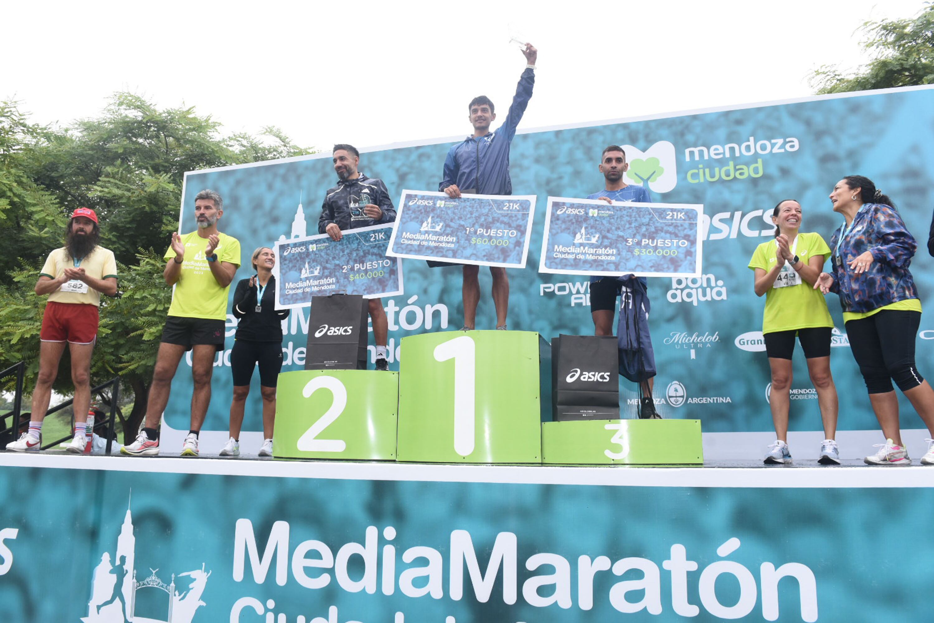 Ignacio Erario ganador en los 21 km.