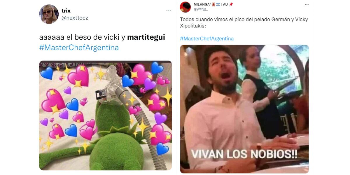 Los memes por el beso de Martitegui y Xipolitakis