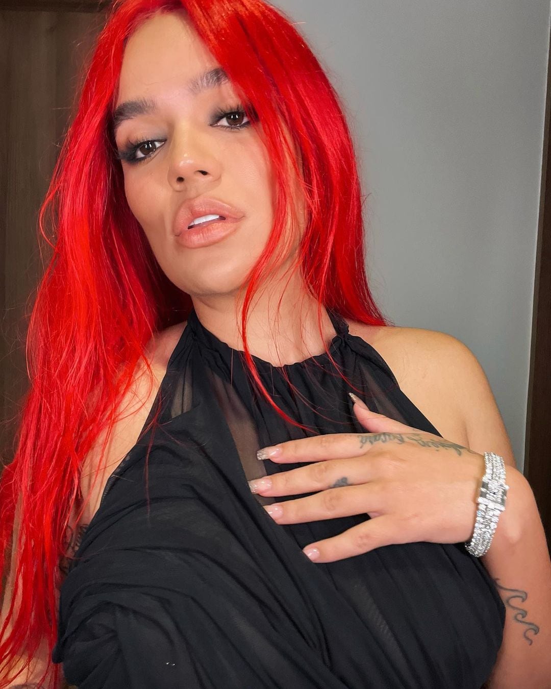 Karol G sorprendió en las redes.