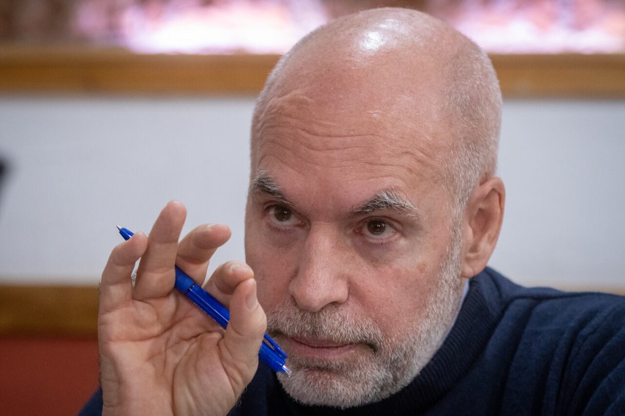 Horacio Rodríguez Larreta habla de una “revolución del trabajo” . Foto: Ignacio Blanco / Los Andes