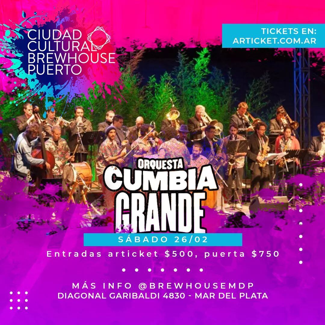 La banda revivirá el sonido de la cumbia de los años 30’ y 40’ en el escenario de Garibaldi 4830.