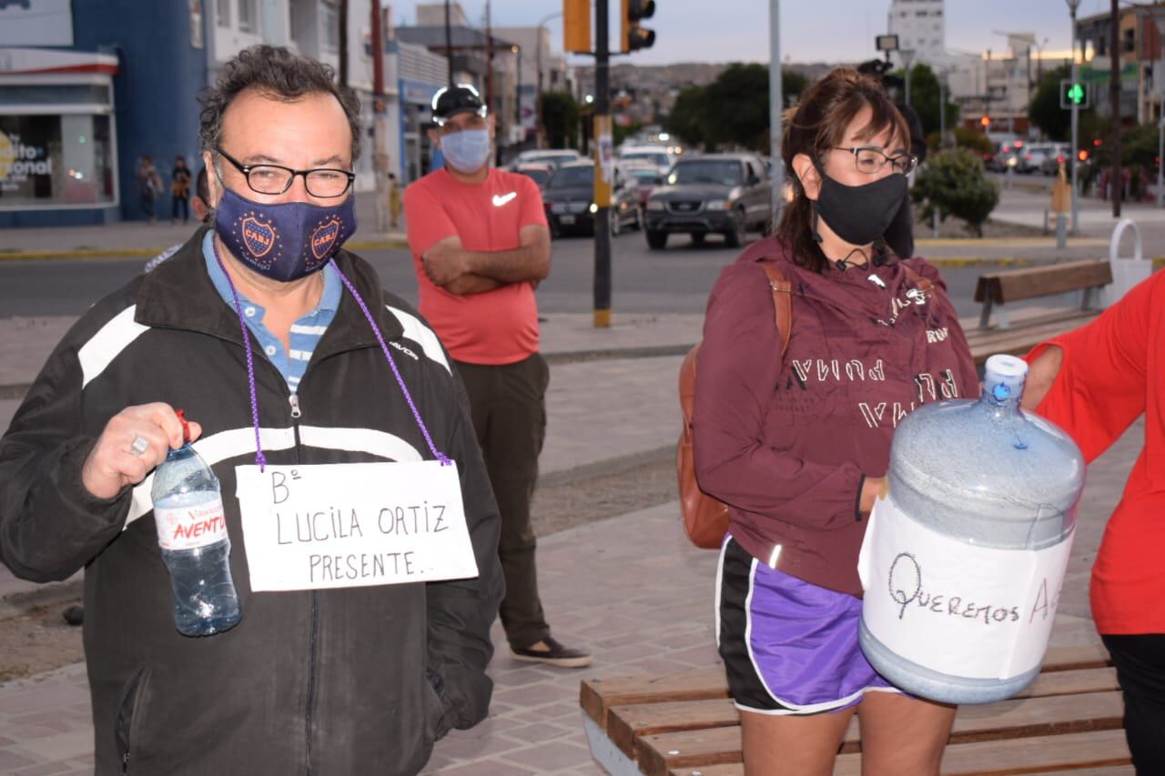 Movilización por falta de agua