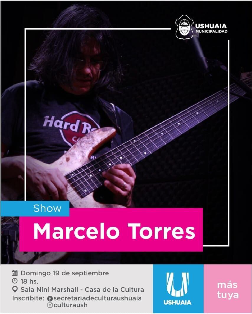 El músico Marcelo Torres brindará un Show y Masterclass