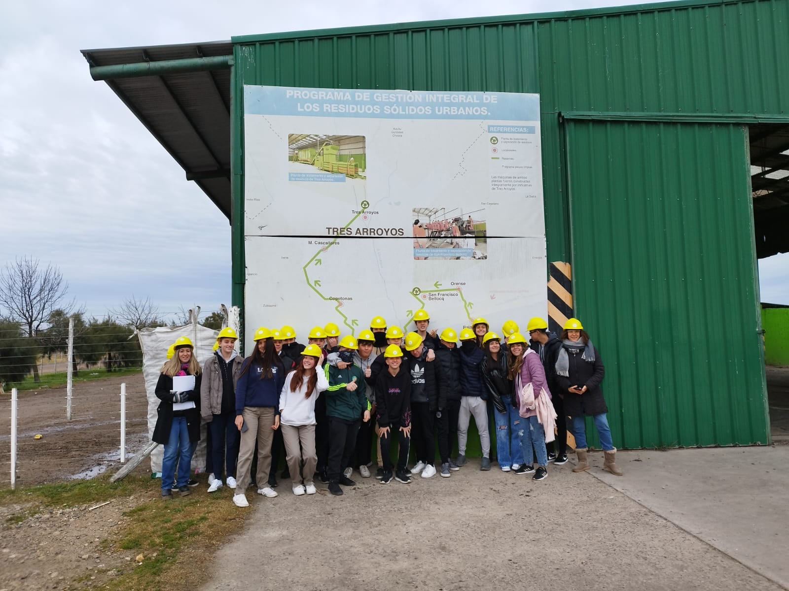 visita a la Planta de residuos de Tres Arroyos