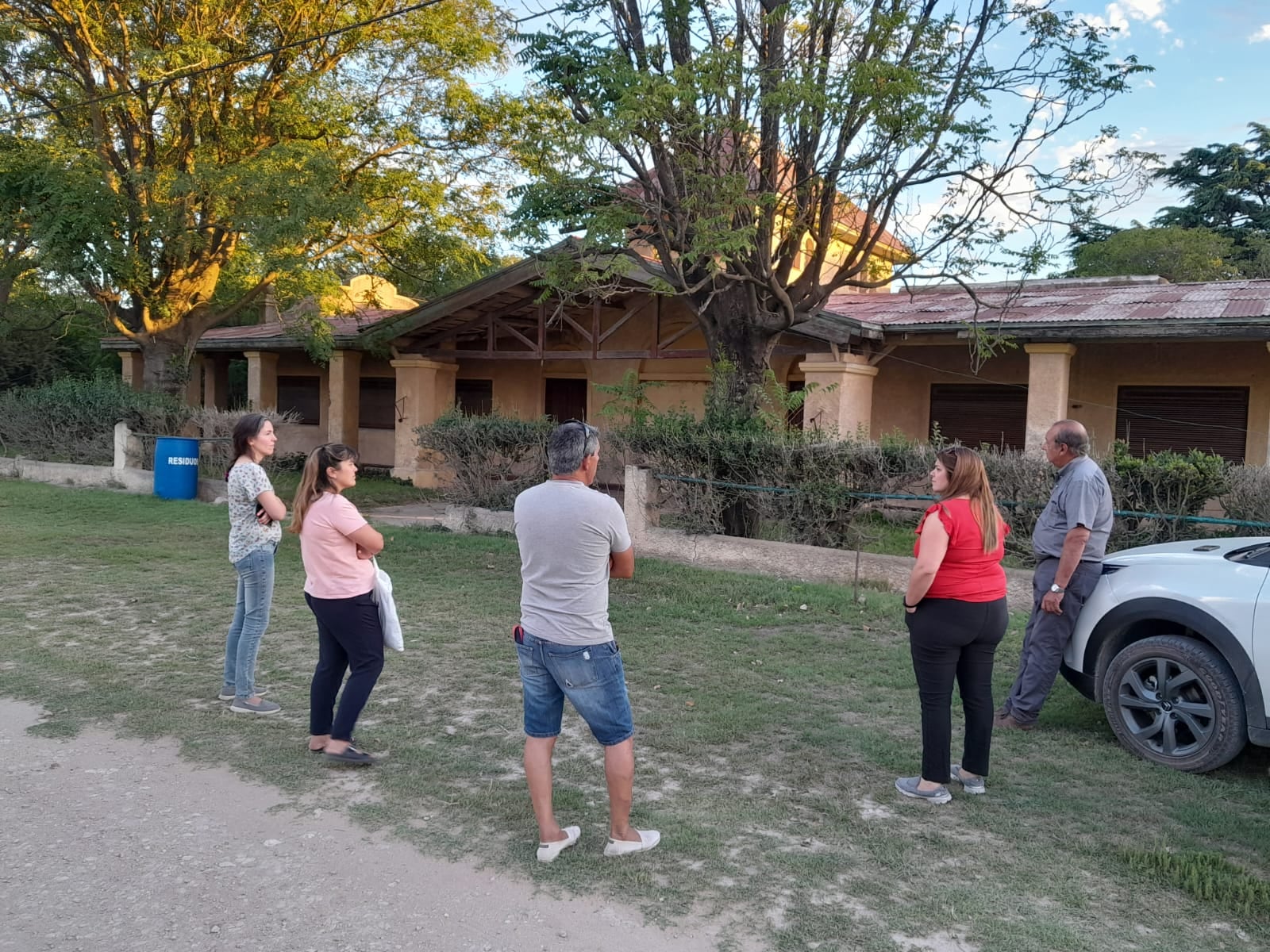 Sánchez recorrió en San Mayol el predio donde se emplazará el monumento al Circo Criollo