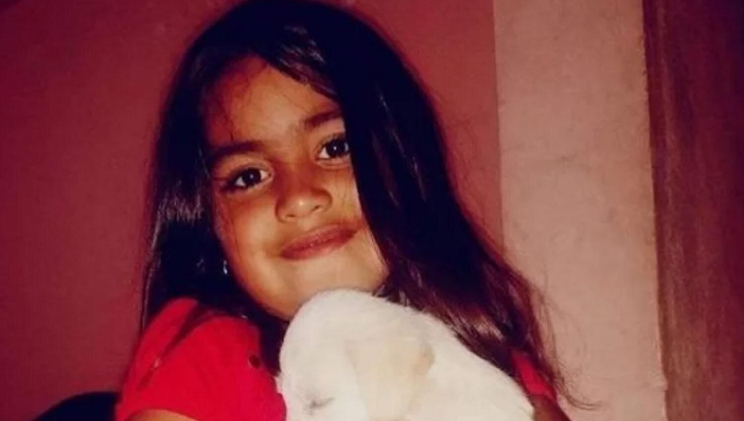 Guadalupe Belén Lucero, la nena de 5 años que desapareció en el barrio 544 de San Luis. 