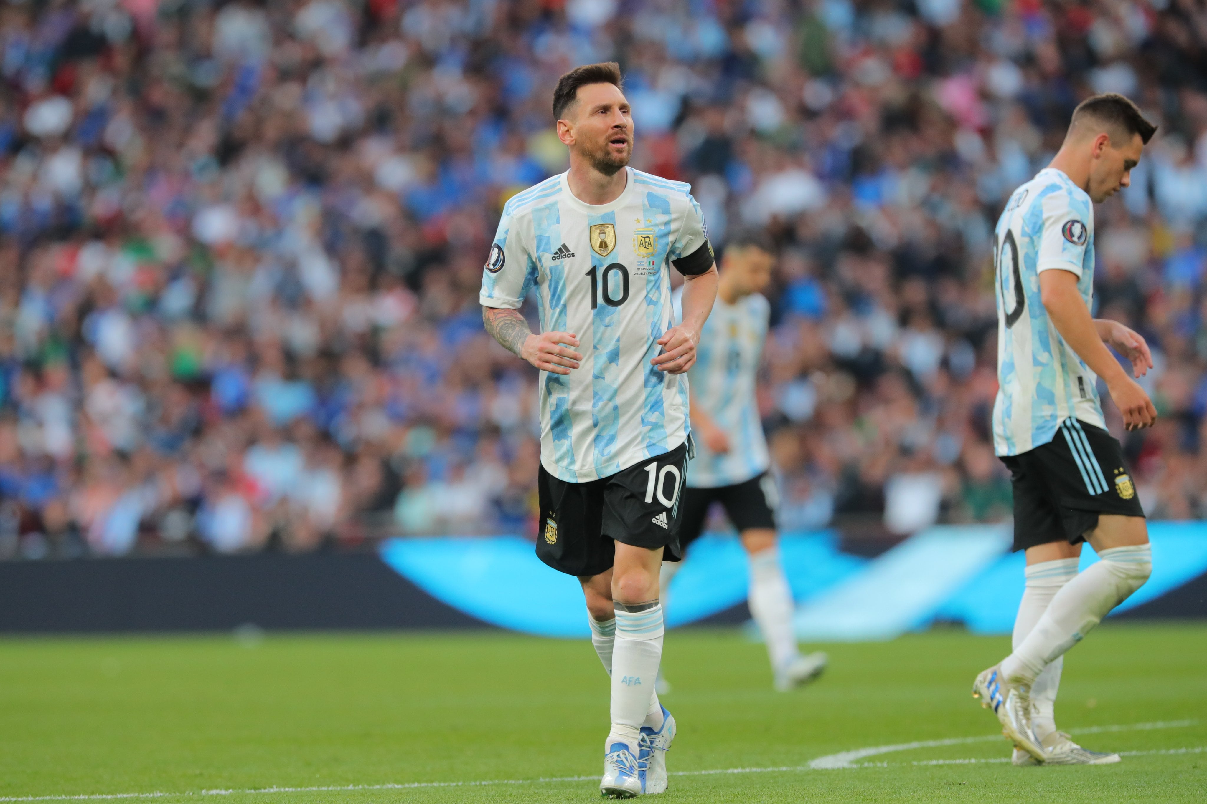 Lionel Messi fue una de las figuras de la Finalissima ante Italia.