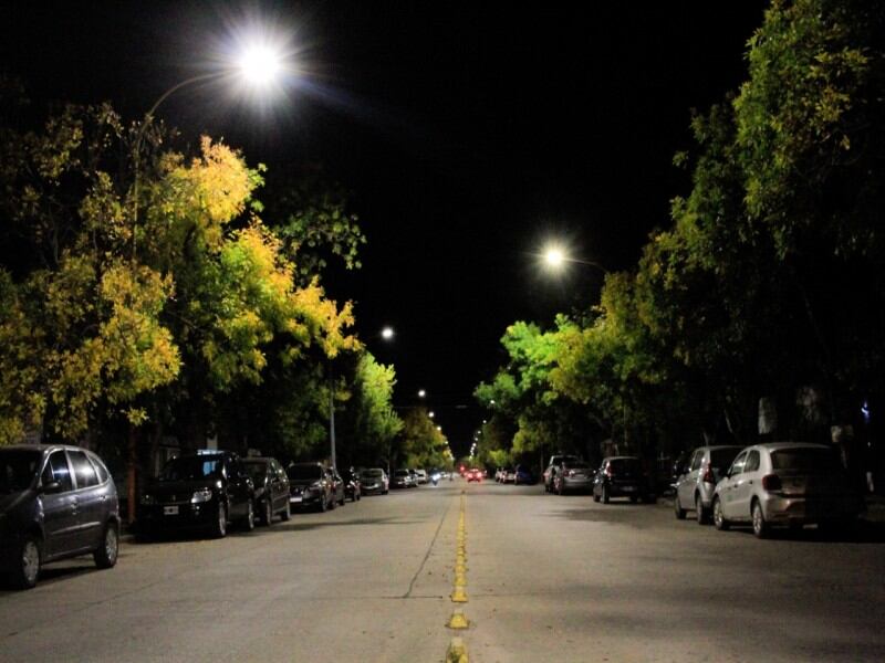 Una de las problemáticas que reclaman los vecinos de la localidad es la de la falta de luminarias en la zona. 