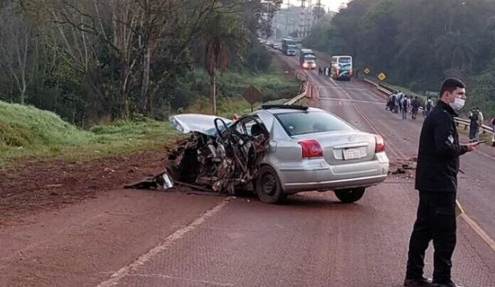 Colonia Wanda | Un ciudadano paraguayo colisionó con un colectivo de larga distancia