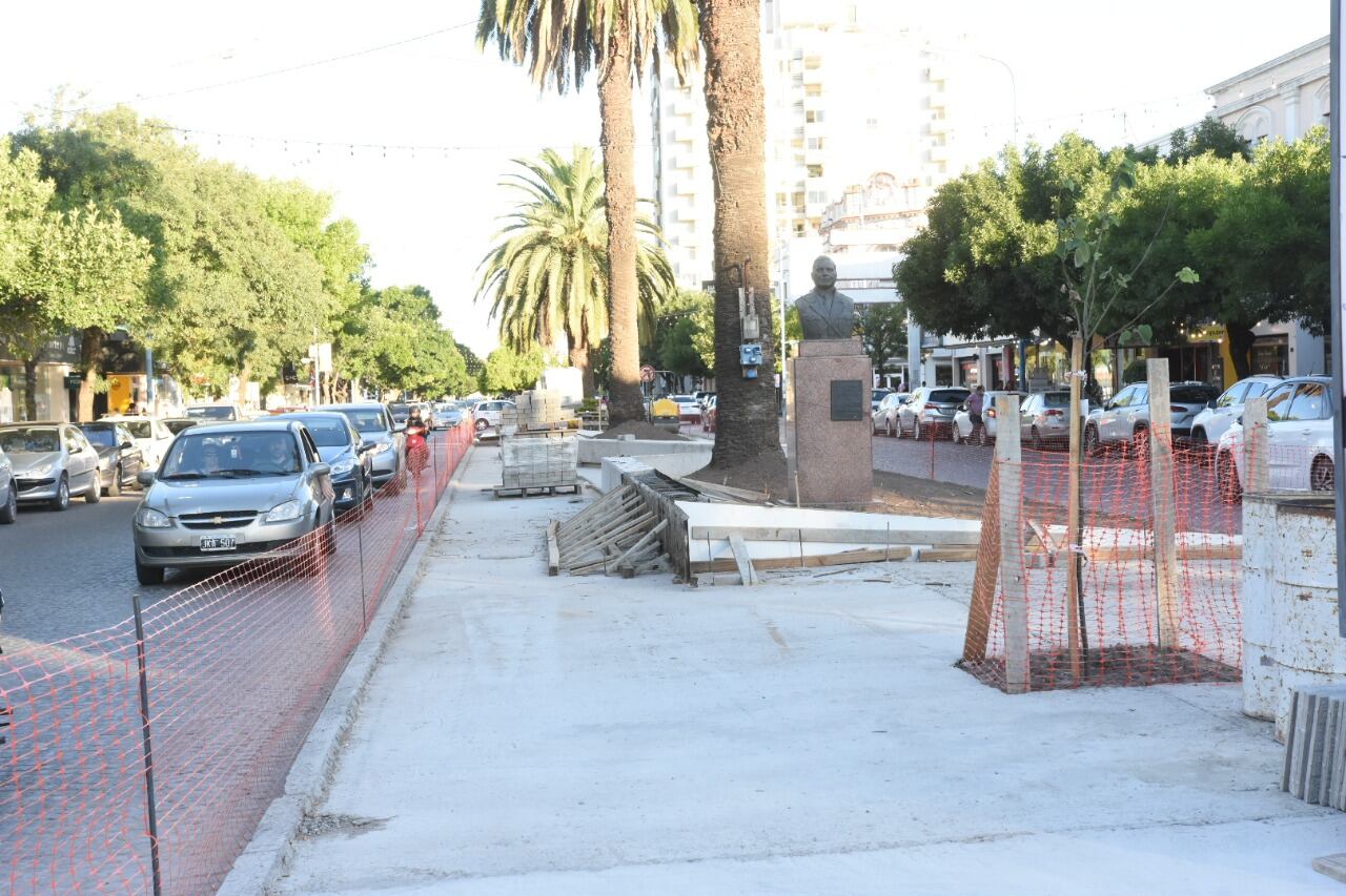 Así quedó el primer cantero remodelado del Bv. Santa Fe