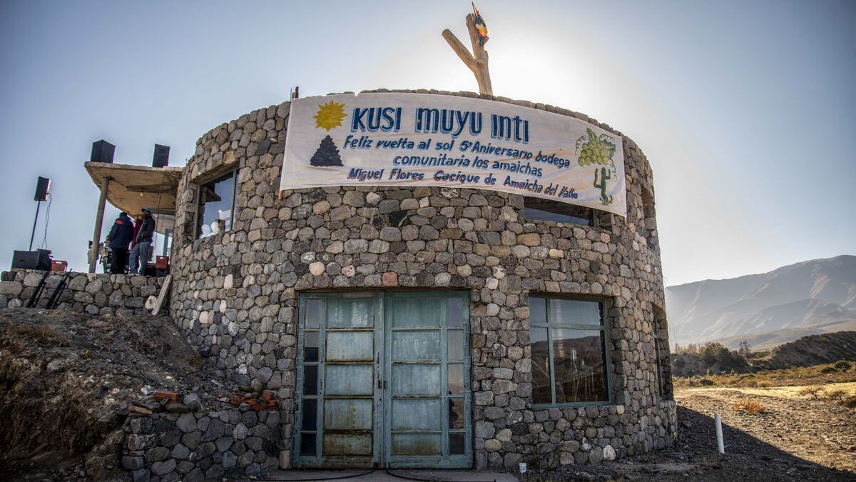 Bodega comunitaria de la comunidad originaria Los Amaichas, en Tucumán