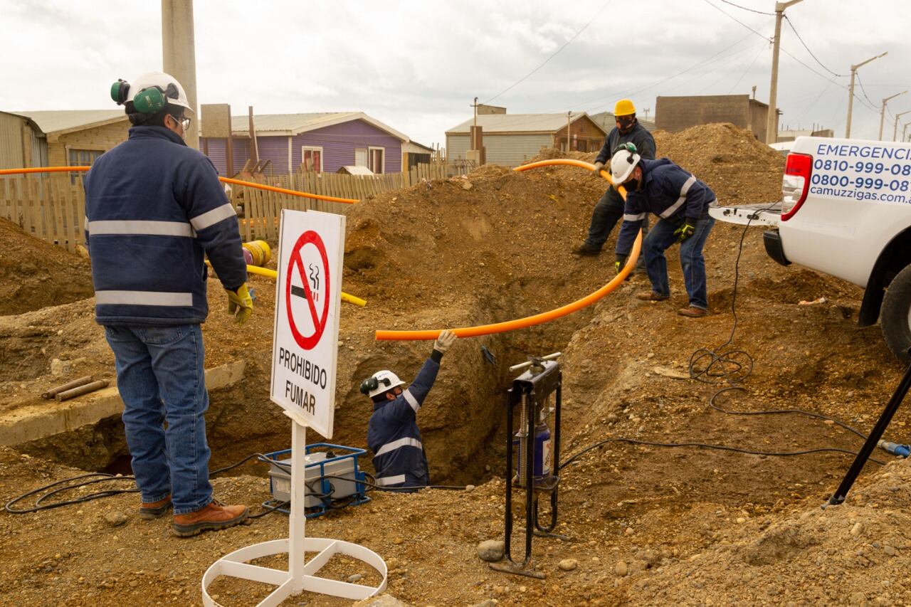 El Gobierno inauguró las obras de gas en el B° Mirador.