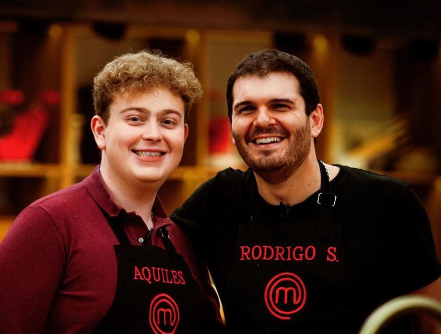 Aquiles y Rodrigo Salcedo, en Masterchef Argentina.