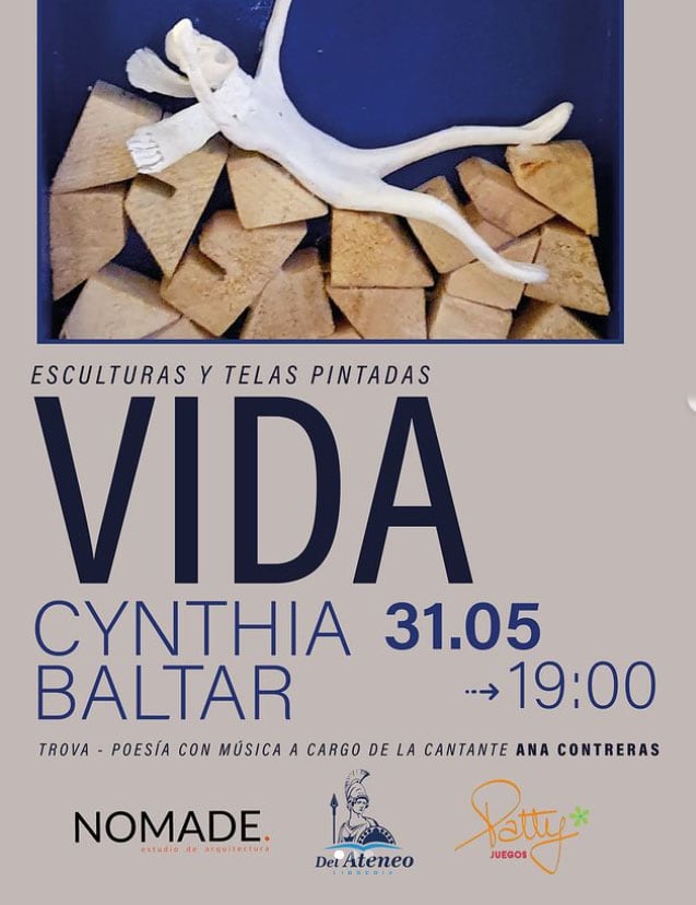 Este viernes en Gap 18 se estrena “Vida”, muestra de la artista Cynthia Baltar