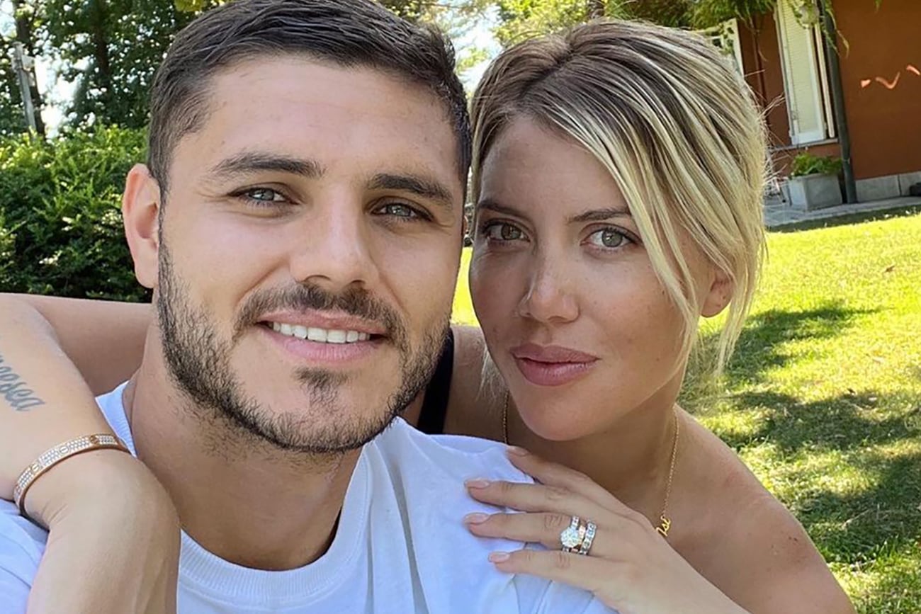 Mauro Icardi y Wanda Nara cuando eran pareja. (Foto: Instagram Wanda Nara)