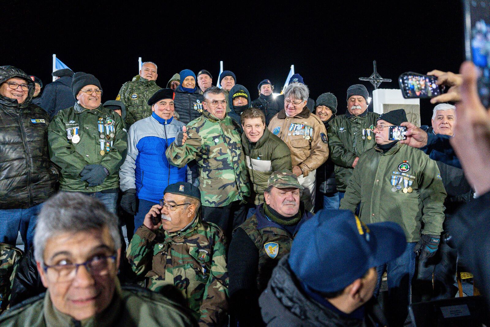 Vigilia por el Día del Veterano y de los Caídos en la Guerra de Malvinas