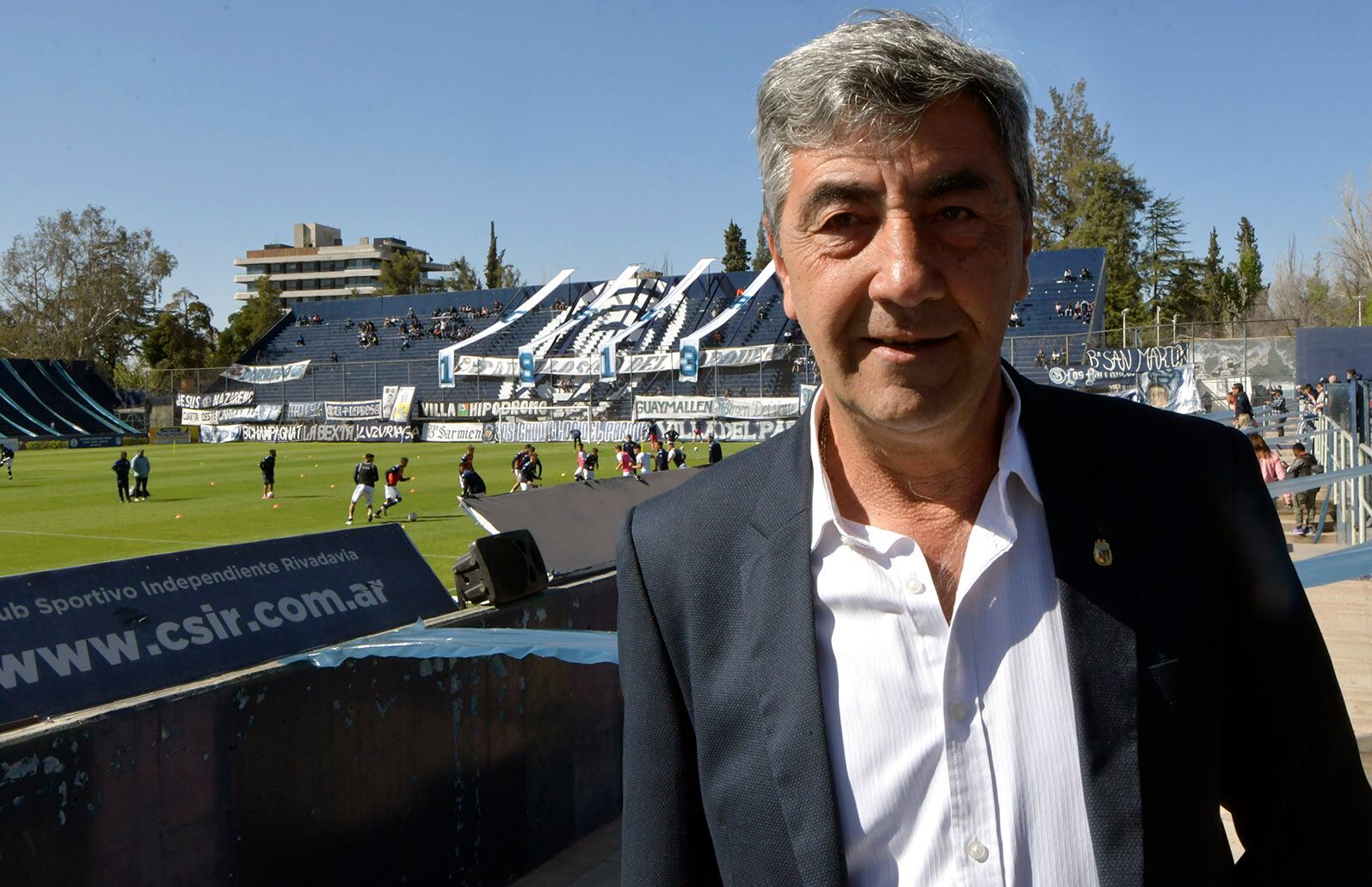 Carlos Castro, presidente de Independiente Rivadavia es uno de los firmes candidatos a ocupar la presidencia de la Liga Mendocina de Fútbol. 