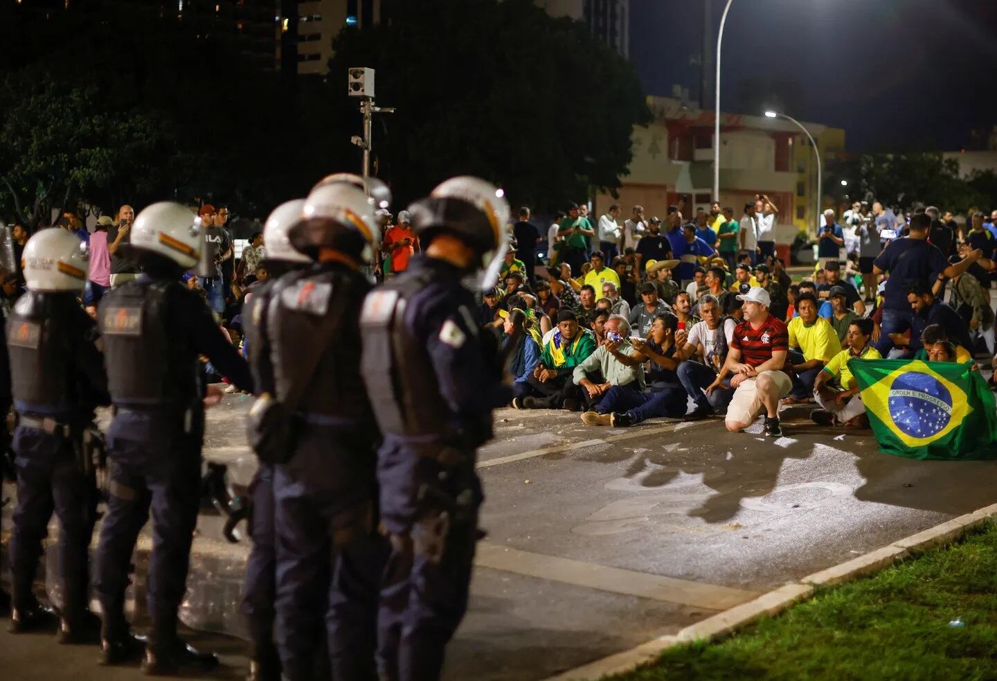 Los bolsonaristas alientan un golpe de Estado. 