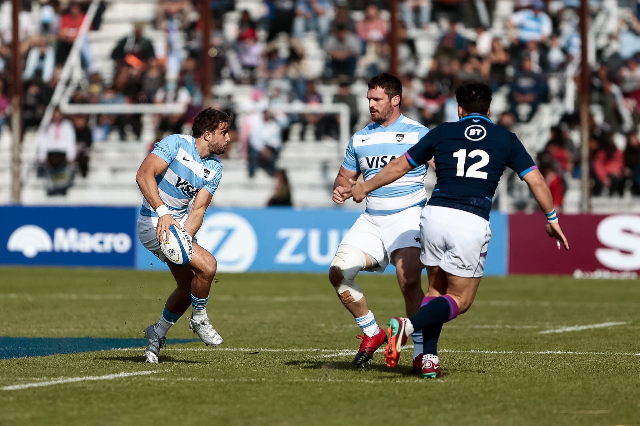 Los Pumas enfrentaron a Escocia en Jujuy en el marco de la ventana de julio. (Prensa UAR)