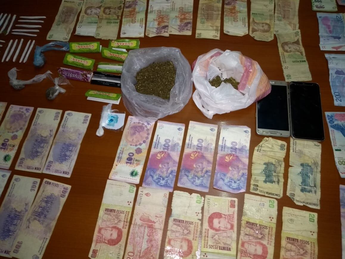 Desbarataron un quiosco de droga en el barrio Lihué.