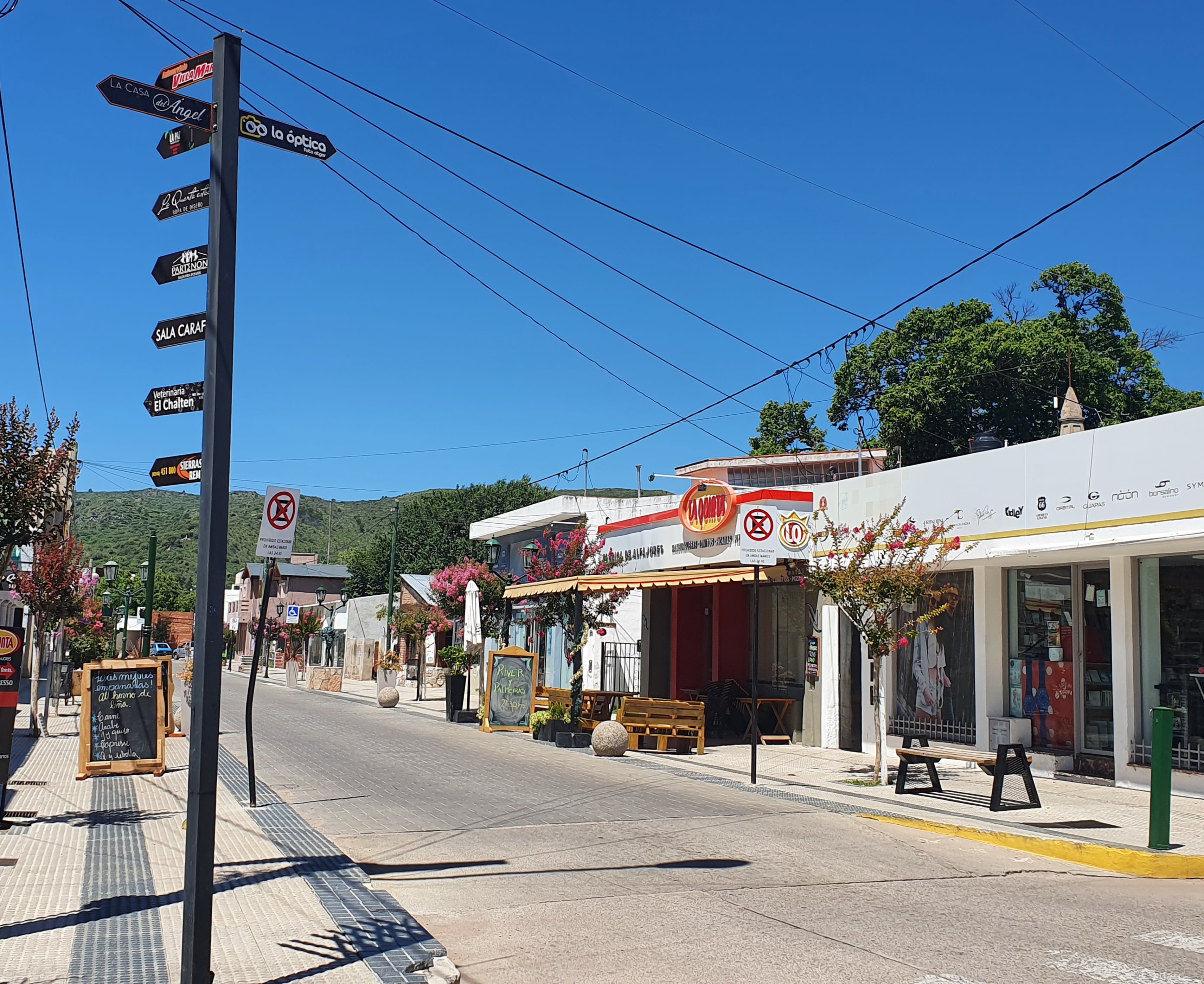 La Cumbre, pleno centro.