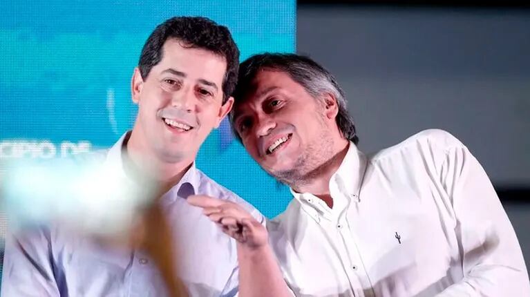 Máximo Kirchner y "Wado" de Pedro.