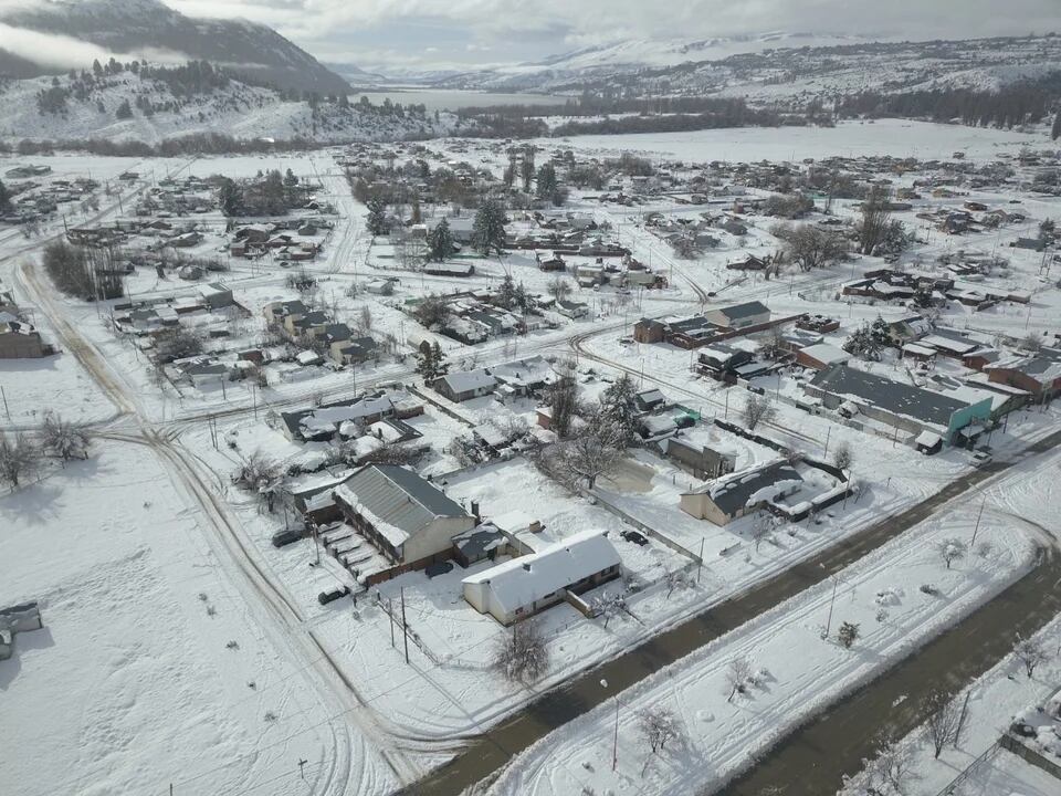 Declararon la emergencia climática en Chubut por las intensas nevadas.