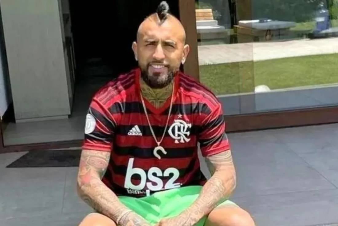 Arturo Vidal se mostró siempre simpatizante de Flamengo. Foto: Instagram.