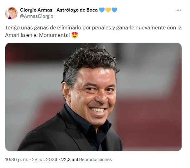 El contundente mensaje del astrólogo de Boca sobre Marcelo Gallardo y su regreso a River