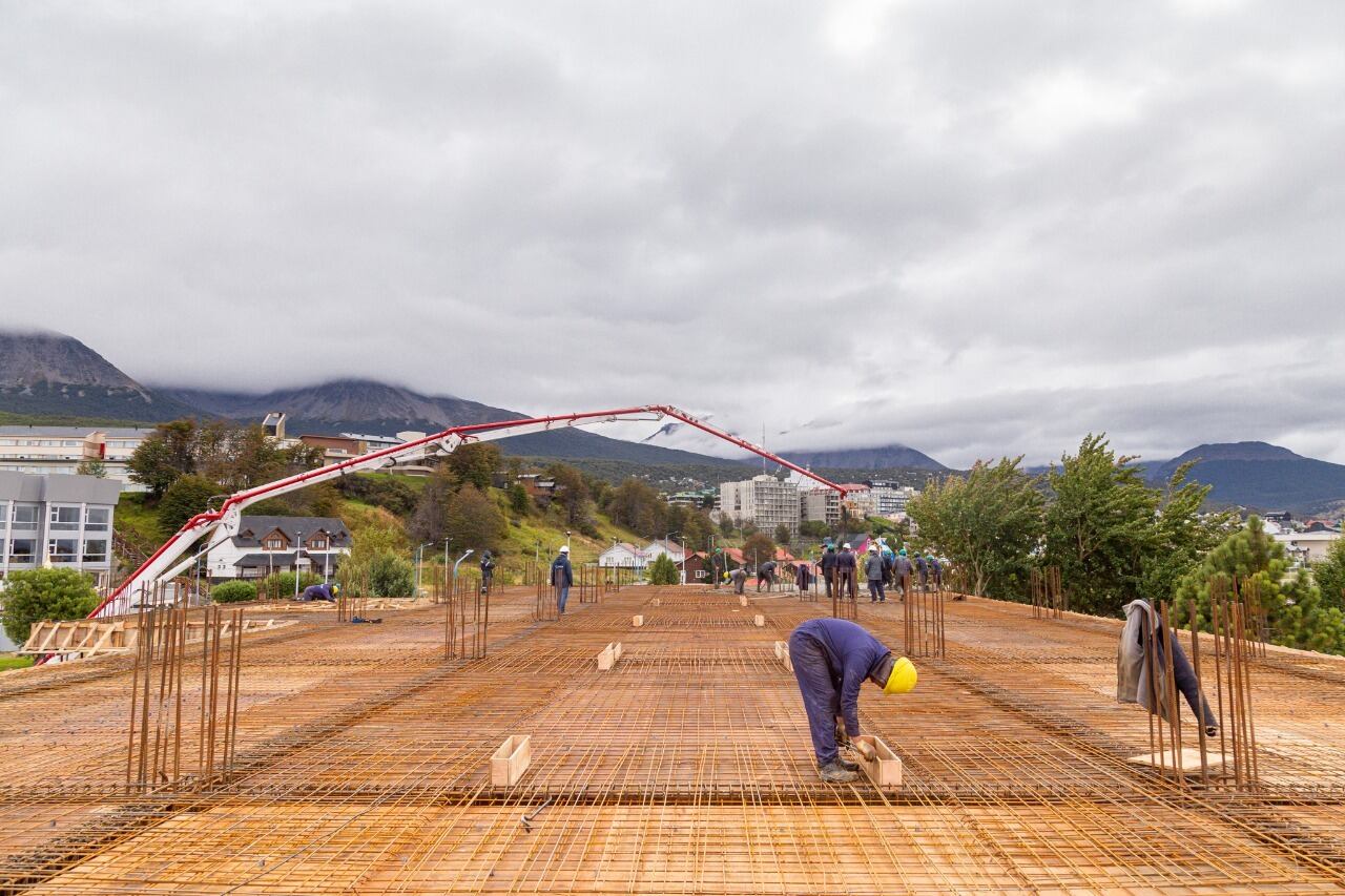 Las obras seguirán avanzando de acuerdo a lo planificado. Durante este mes se pretende  llegar a la última losa.