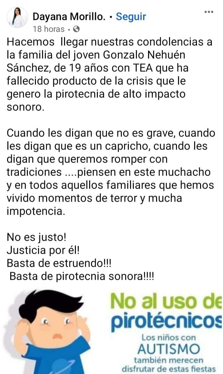 El dolor en las redes por la muerte de Gonzalo Sánchez.