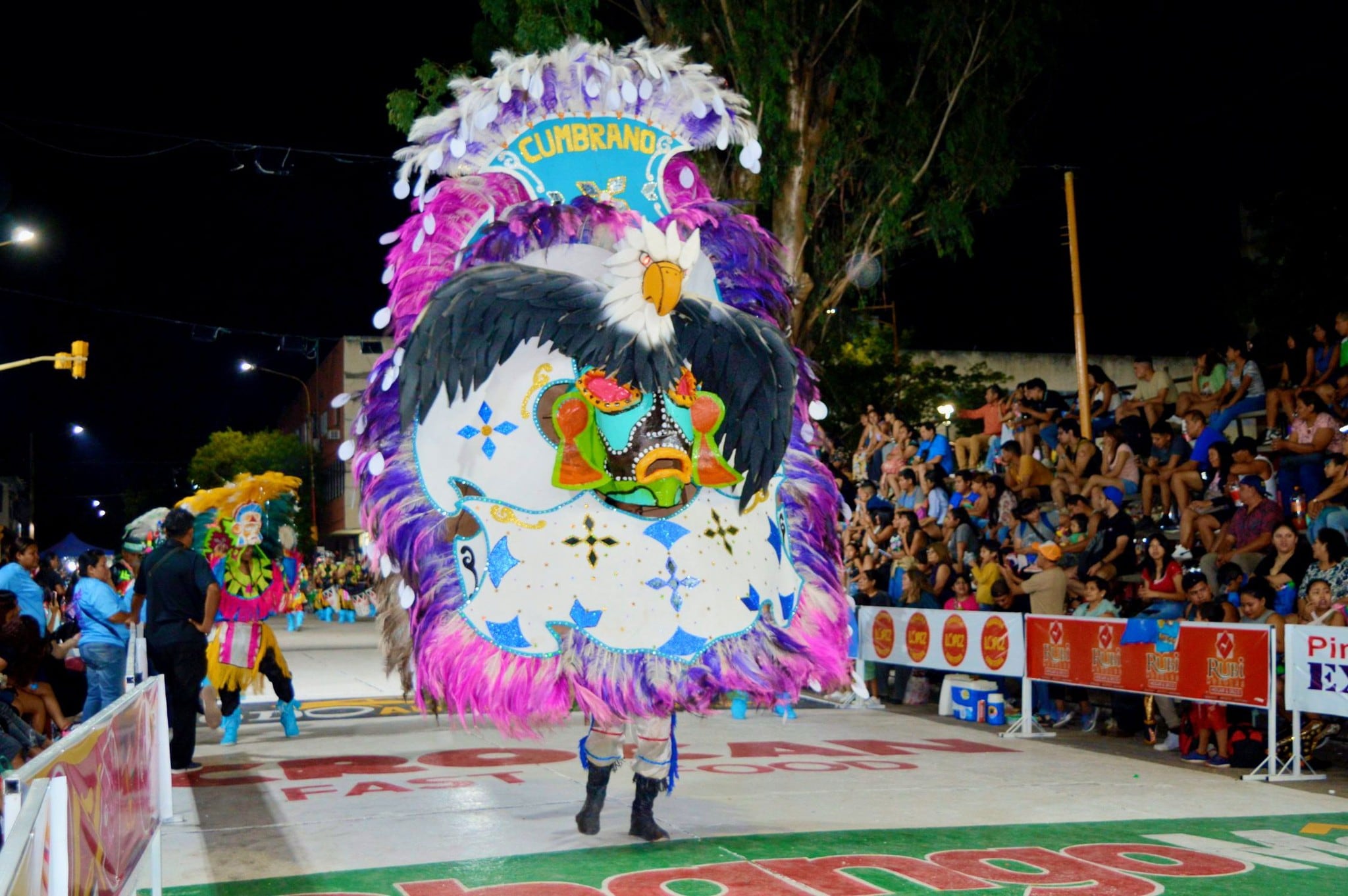 Coloridos trajes y máscaras de grandes dimensiones lucen las comparsas en la zona sur de la provincia de Jujuy.