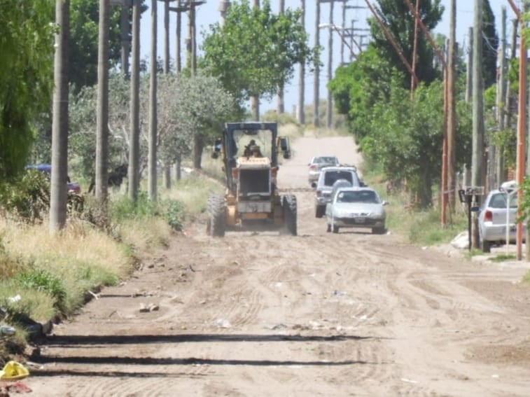 Arreglo de calles de tierra