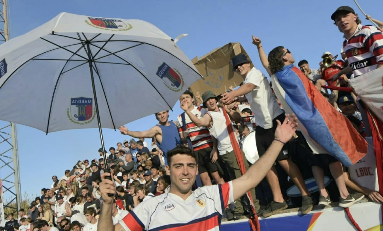 Marista Rugby Club campeón del Top 8 Cuyano al derrotar por 70-14 a Liceo. Final histórica. / Orlando Pelichotti (Los Andes).